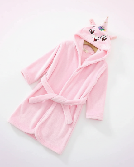 unicorn terry robe - white-bg
