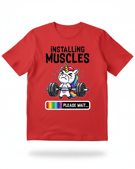 unicorn theme park shirt - white-bg