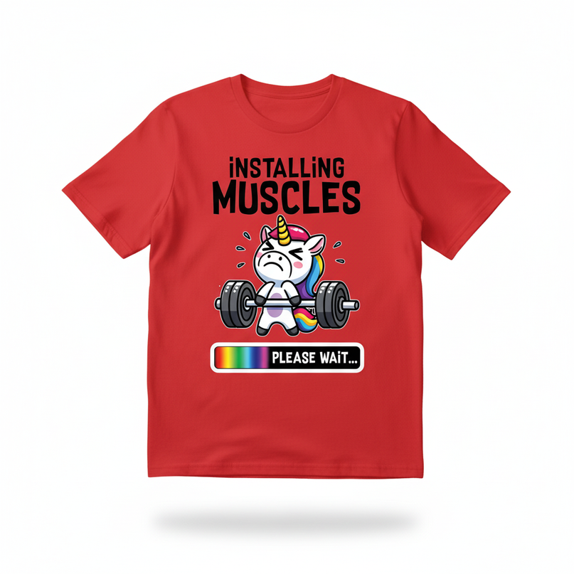 unicorn theme park shirt - white-bg