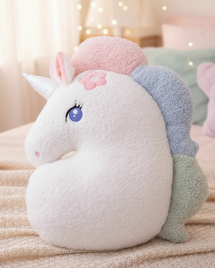 unicorn throw pillow - lifestyle