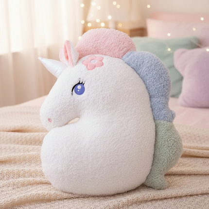 unicorn throw pillow - lifestyle