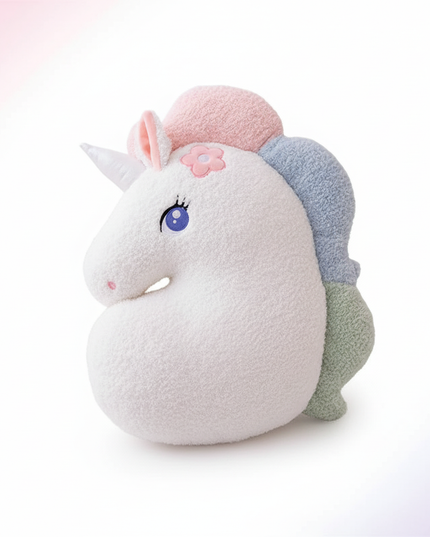 unicorn throw pillow - white-bg