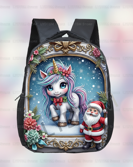 unicorn toddler bag kawaii print backpack - detail