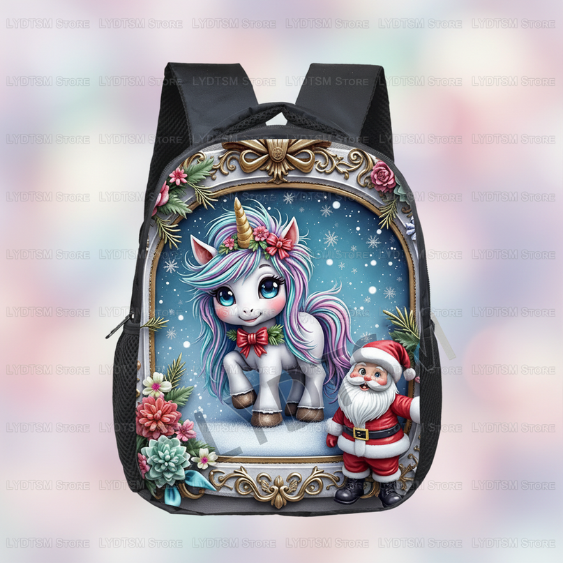 unicorn toddler bag kawaii print backpack - detail