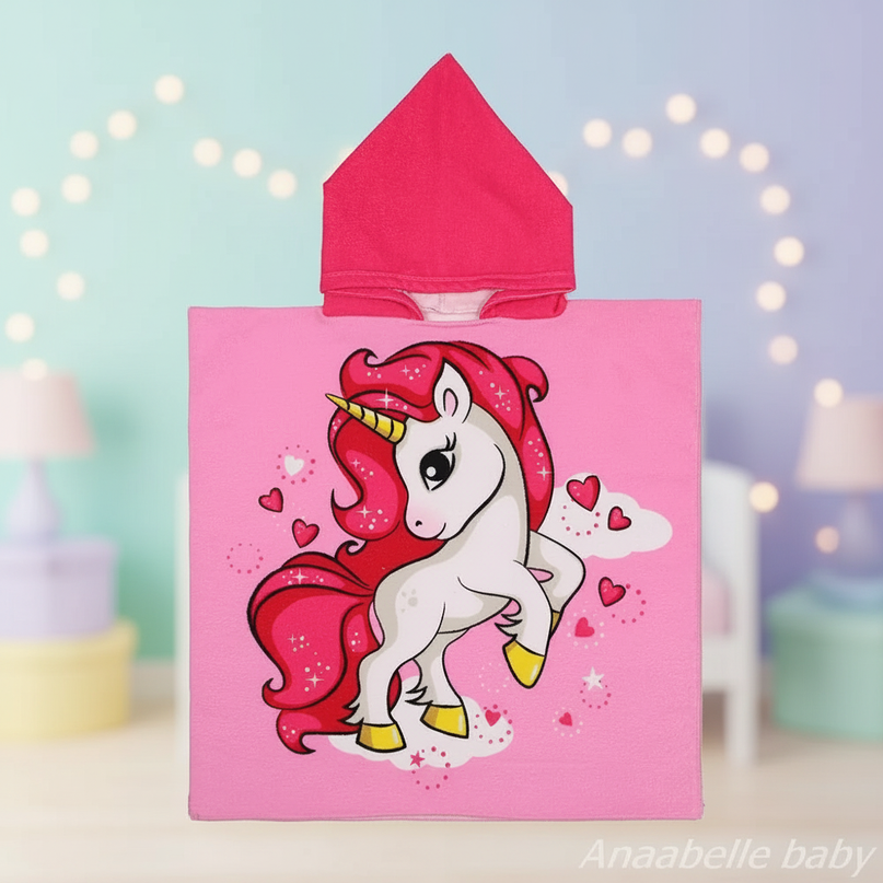 unicorn towel robe - lifestyle