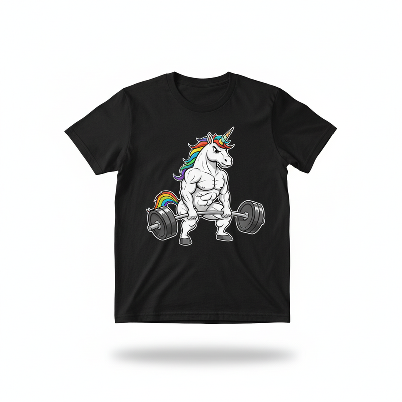 unicorn vacation shirt - white-bg