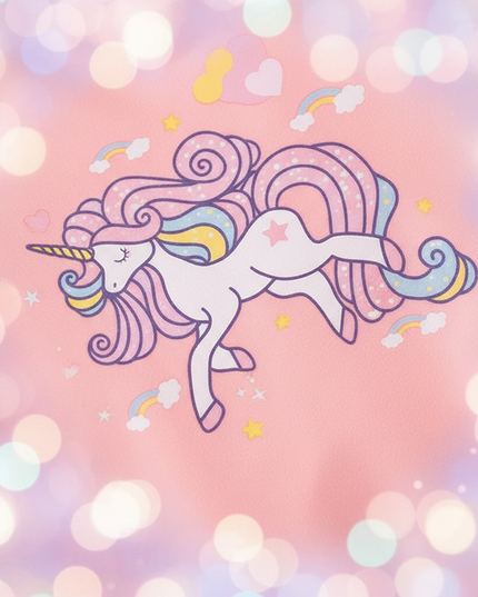 unicorn varsity jacket - detail