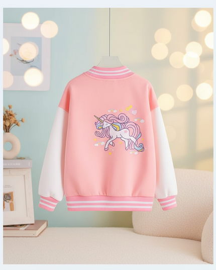 unicorn varsity jacket - lifestyle