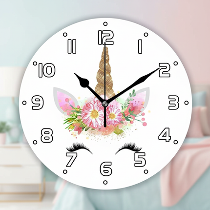 unicorn wall clock decoration - lifestyle