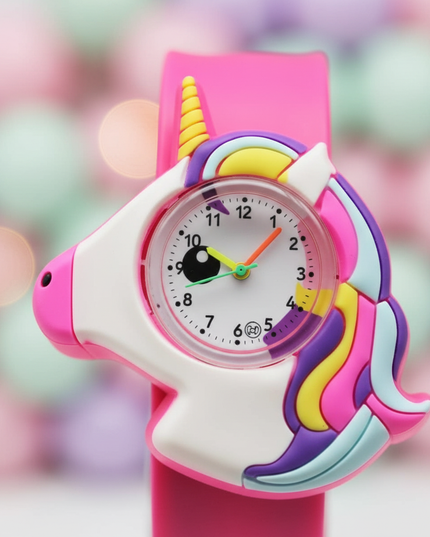 unicorn watch and bracelet set - detail