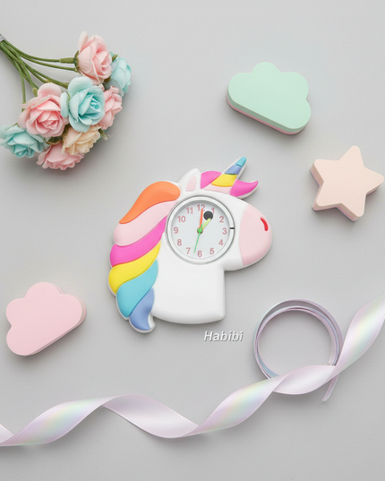 unicorn watch for boys - flat-lay