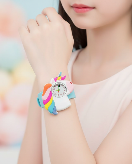 unicorn watch for boys - in-use