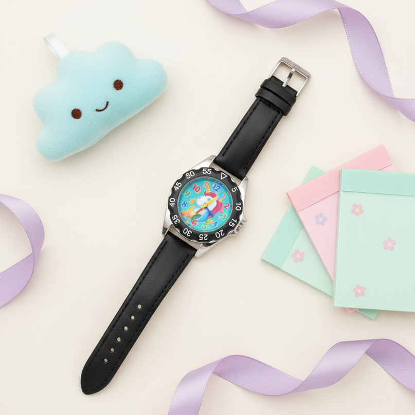 unicorn watch for men - flat-lay