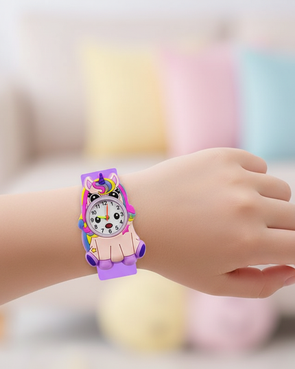 unicorn watch for toddler - in-use
