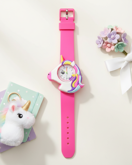 unicorn watch set - flat-lay