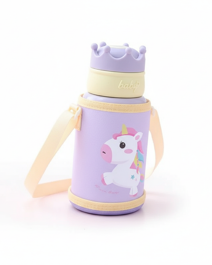 unicorn water bottle handle - white-bg