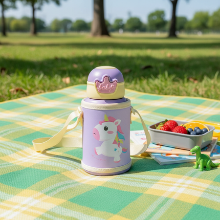 unicorn water bottle kids - lifestyle