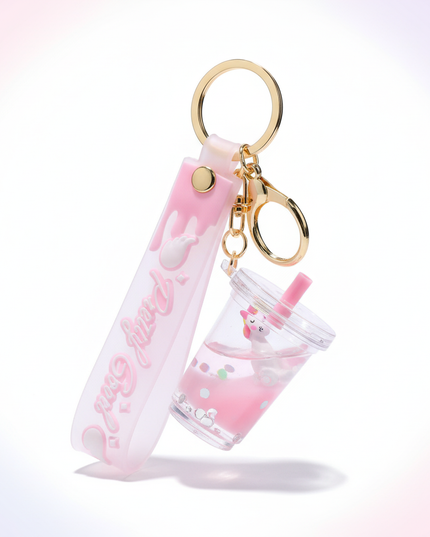 unicorn water keychain - white-bg