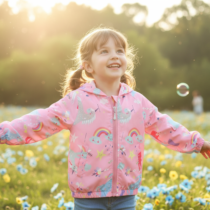 unicorn waterproof jacket - in-use
