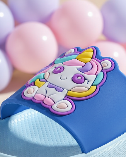unicorn waterproof slippers - detail