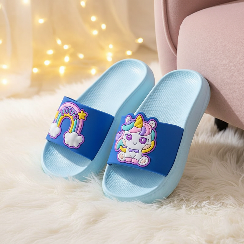 unicorn waterproof slippers - lifestyle