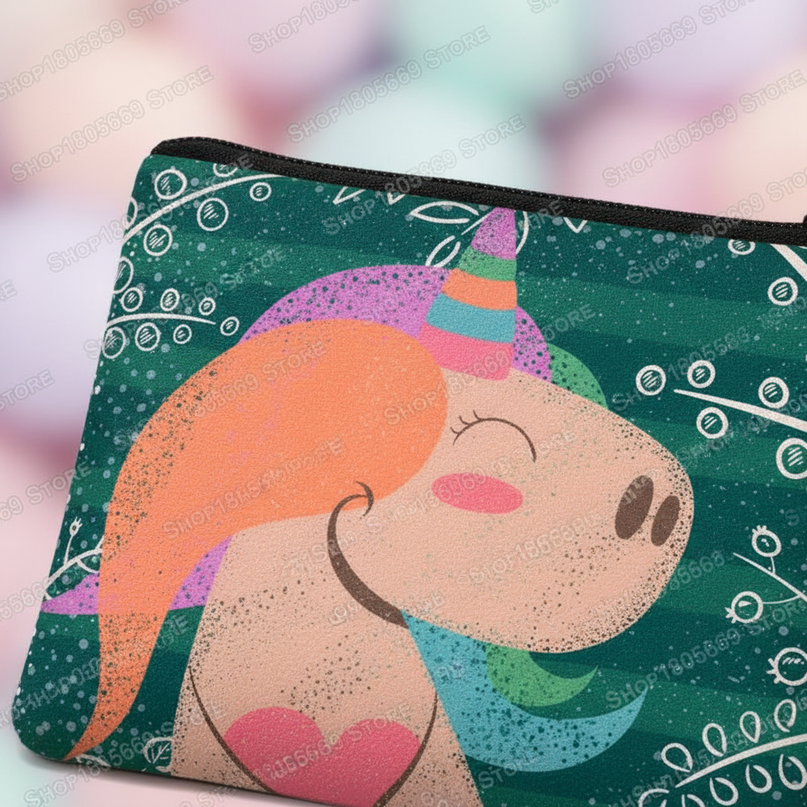unicorn whimsical coin purse - detail