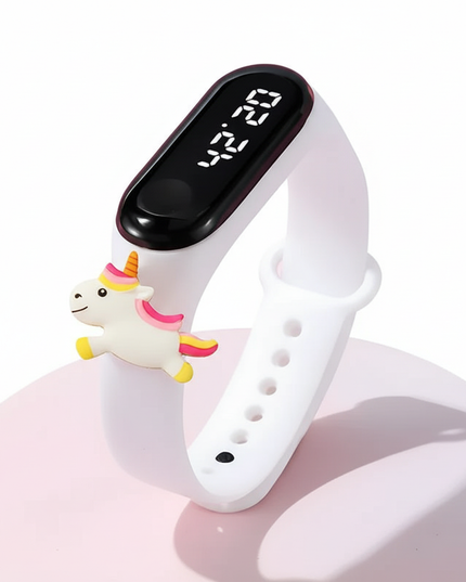 unicorn white watch - white-bg