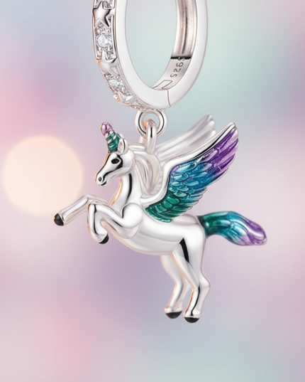 unicorn wings earrings - detail