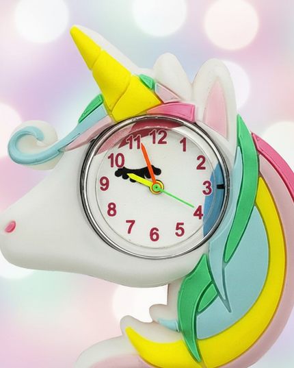 unicorn winking watch - detail