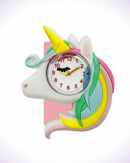 unicorn winking watch - white-bg