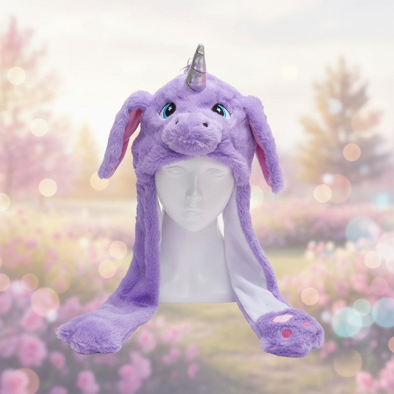 unicorn winter hat - lifestyle