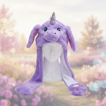 unicorn winter hat - lifestyle
