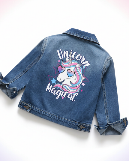 unicorn winter jacket - white-bg