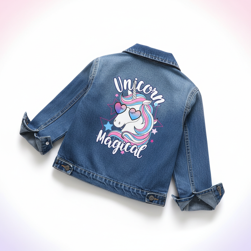 unicorn winter jacket - white-bg