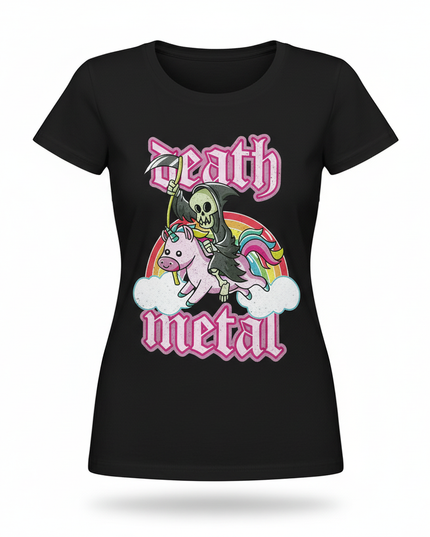 unicorn womens t shirt - white-bg
