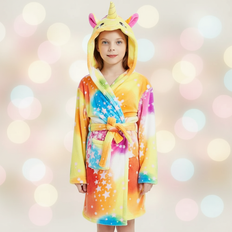 unicorn wrap robe - lifestyle