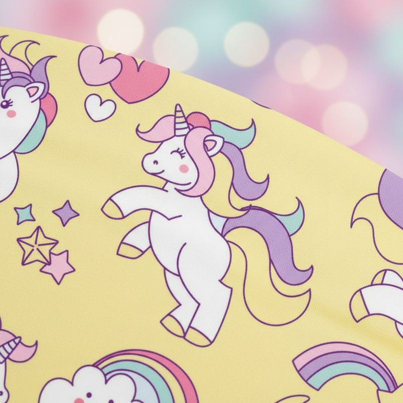 unicorn yoga headband - detail