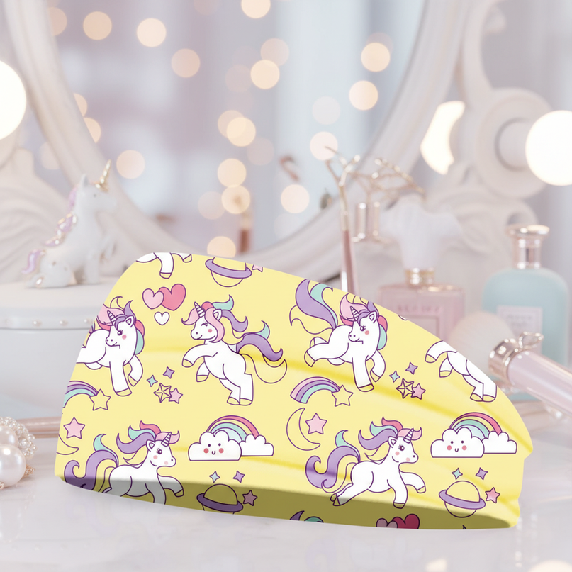 unicorn yoga headband - lifestyle