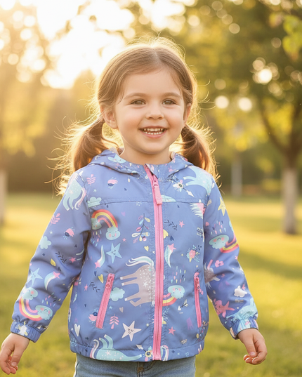 unicorn zip jacket - in-use