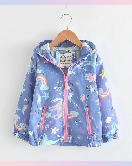 unicorn zip jacket - white-bg