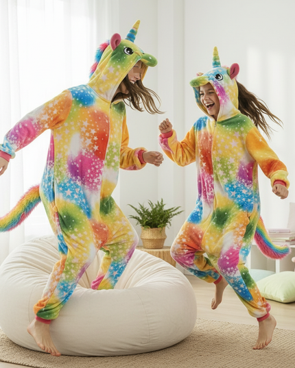 unisex unicorn onesie - in-use