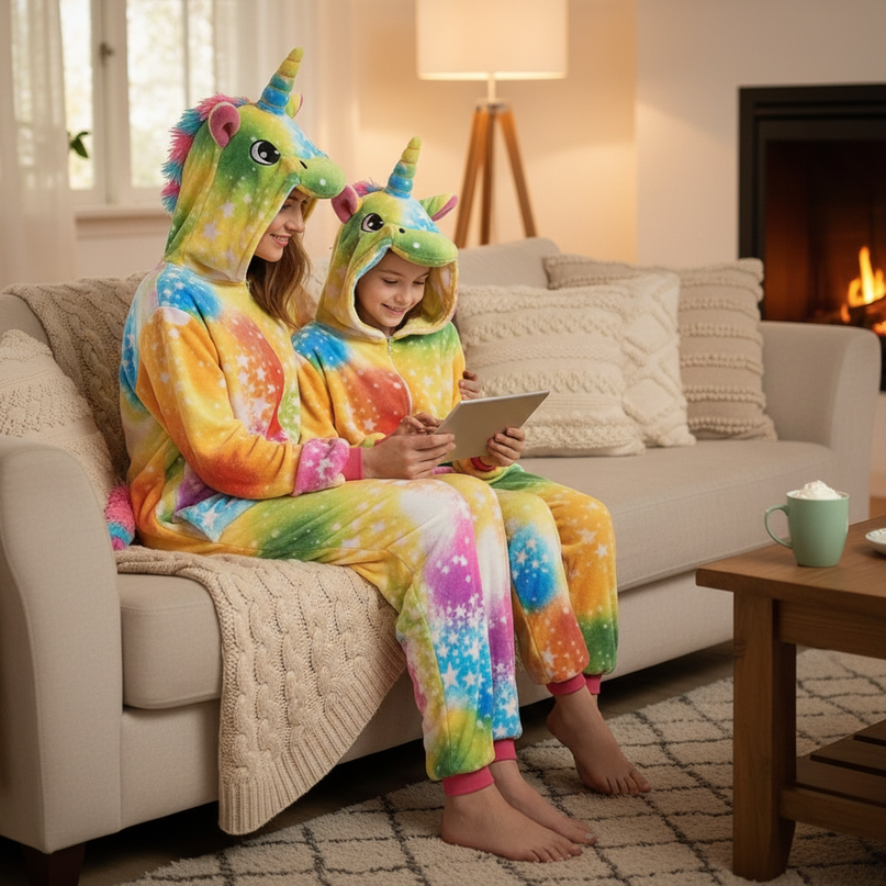unisex unicorn onesie - lifestyle