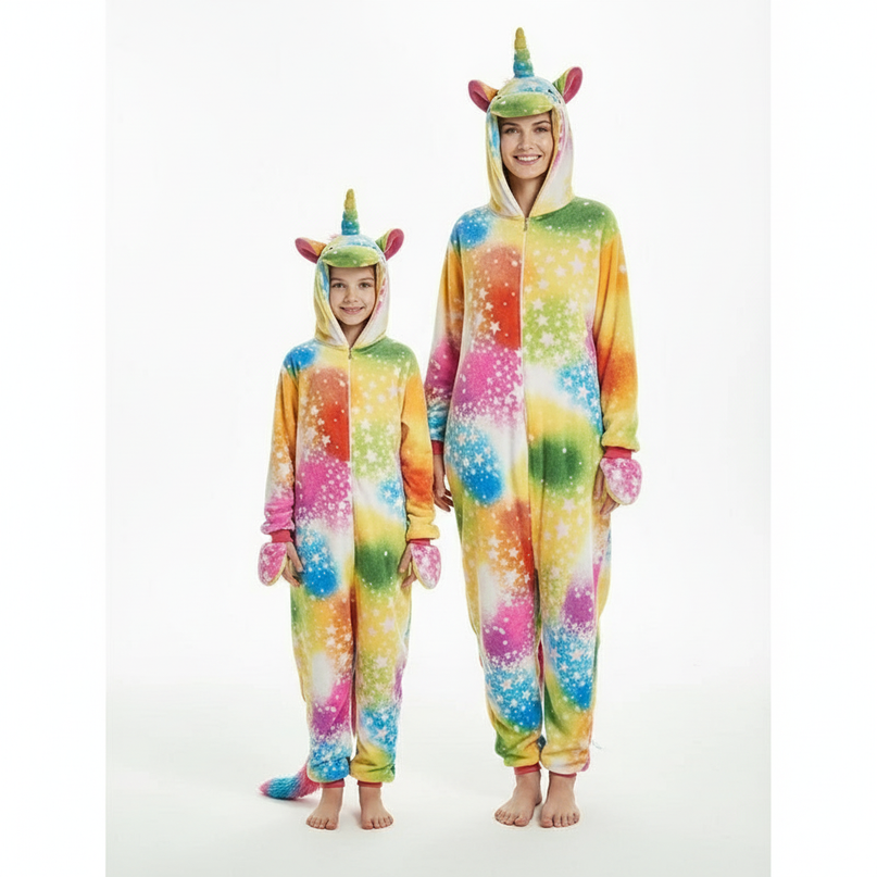 unisex unicorn onesie - white-bg