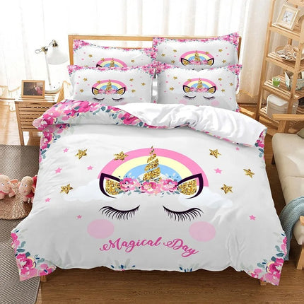 Bedroom Decor Unicorn Bed Set