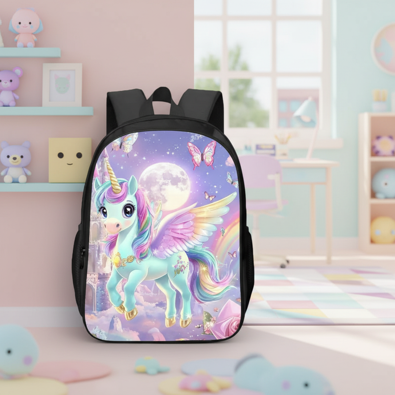 waterproof unicorn backpack - lifestyle