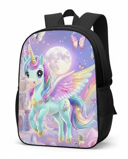 waterproof unicorn backpack - white-bg