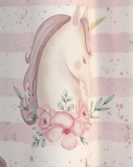 whimsical unicorn curtains - detail
