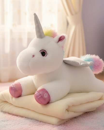 white alicorn plush - lifestyle