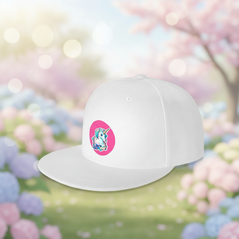 white unicorn hat - lifestyle