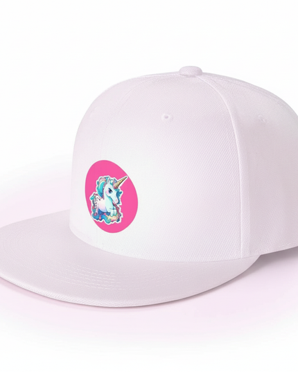 white unicorn hat - white-bg